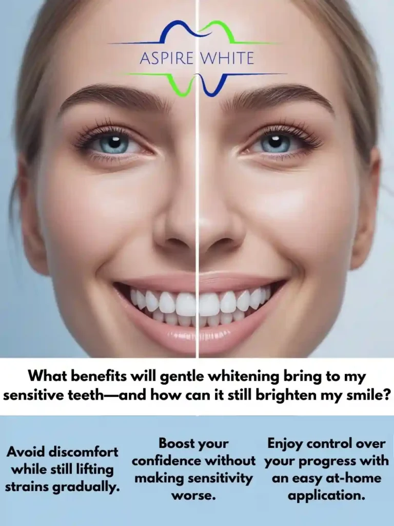 What benefits will gentle whitening bring to my sensitive teeth—and how can it still brighten my smile Kingston upon Hull